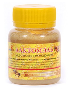 Мёд с маточным молочком "Лактомэль" 5% 100г