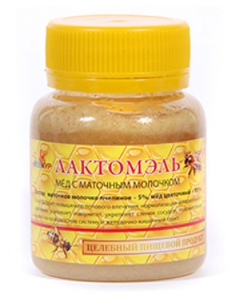 Мёд с маточным молочком "Лактомэль" 5% 100г