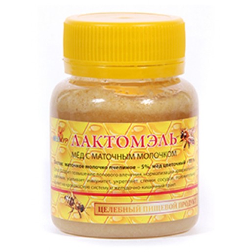 Мёд с маточным молочком "Лактомэль" 5% 100г