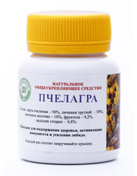 Натуральное общеукрепляющее средство "Пчелагра" 50г